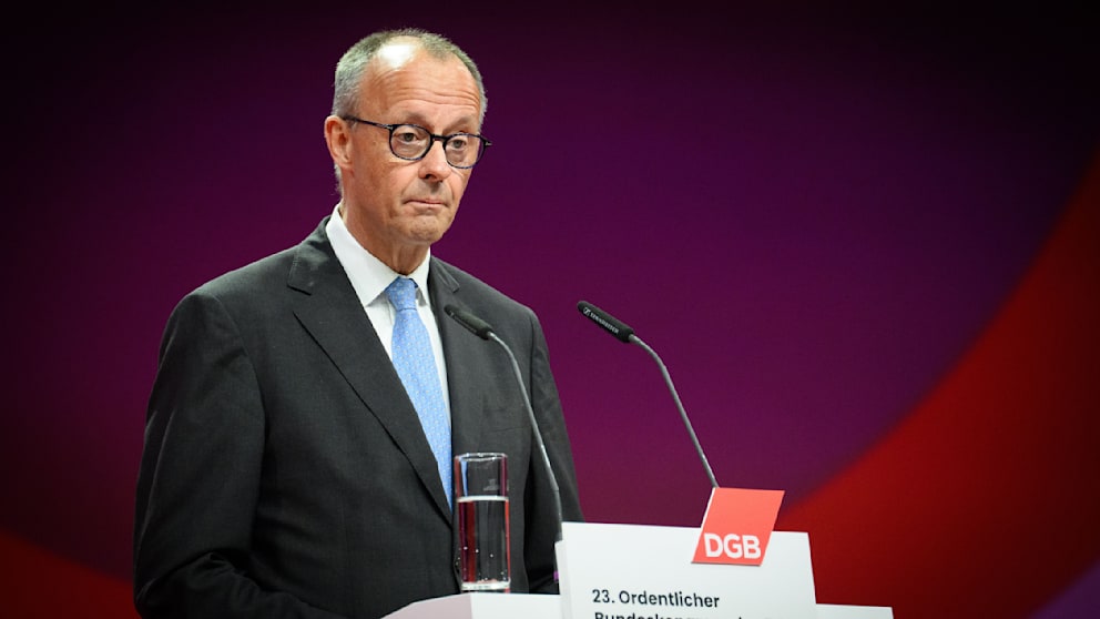 Kanzler Merz beim DGB-Bundeskongress ausgebuht