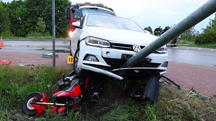 Schwerer Verkehrsunfall in Brandenburg