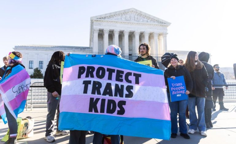Demonstration für Transrechte in Washington, D.C.