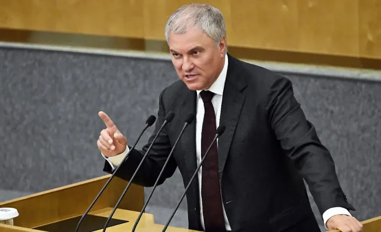 Duma-Chef droht Ukraine mit Massenvernichtungswaffen