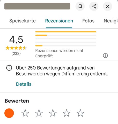 Googles Neue Transparenzrichtlinie bei Bewertungen