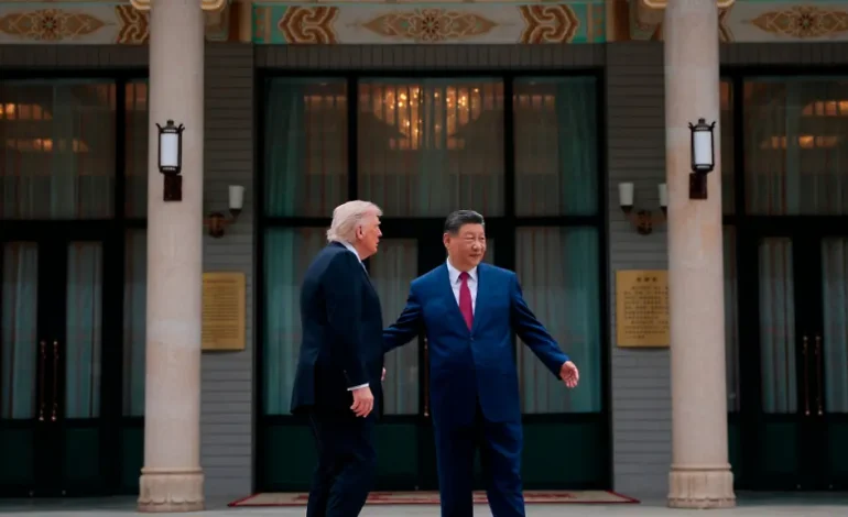 Xi begrüßt Trump im Zentrum der Macht Chinas