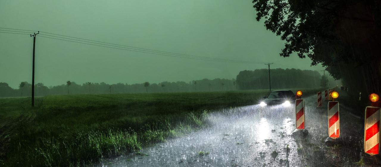 Unwetter im Norden und Westen Deutschlands führt zu Feuerwehreinsätzen