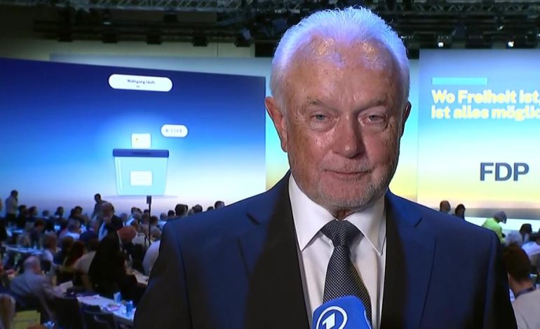 Interview mit Wolfgang Kubicki nach Wahl zum FDP-Chef