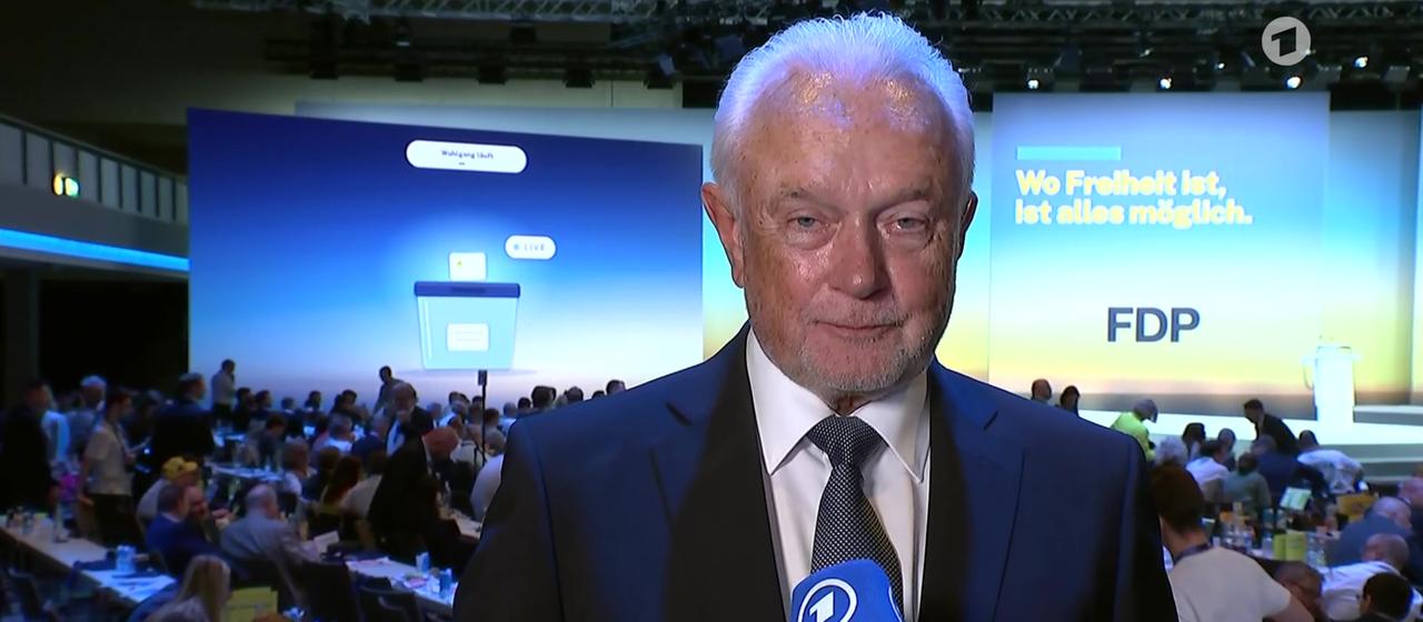 Interview mit Wolfgang Kubicki nach Wahl zum FDP-Chef