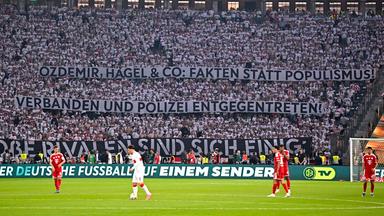 Protest bei DFB-Pokalfinale: Fans sorgen für Unterbrechung