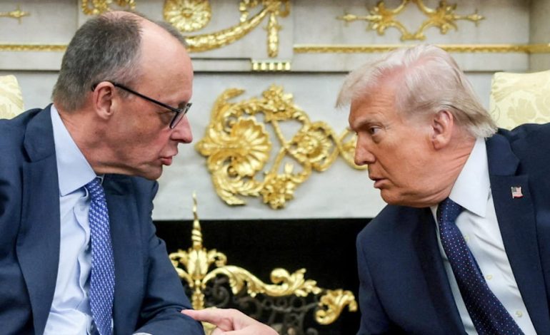 Merz und Trump erörtern transatlantische Themen