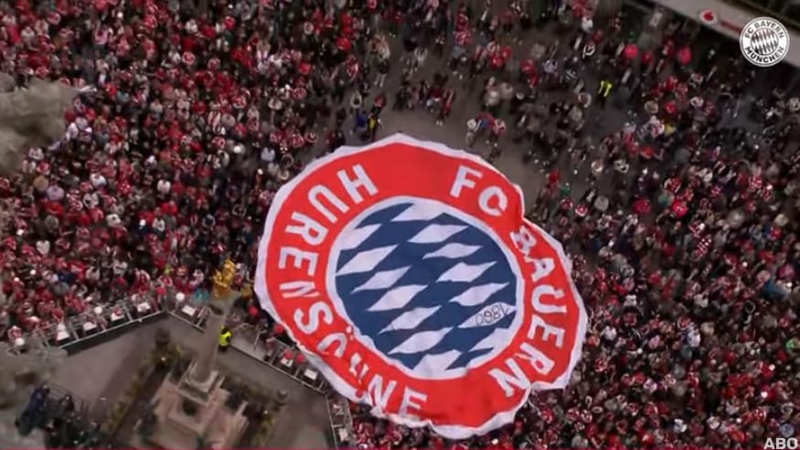 Wie 1860-Fans die Meisterfeier des FC Bayern störten