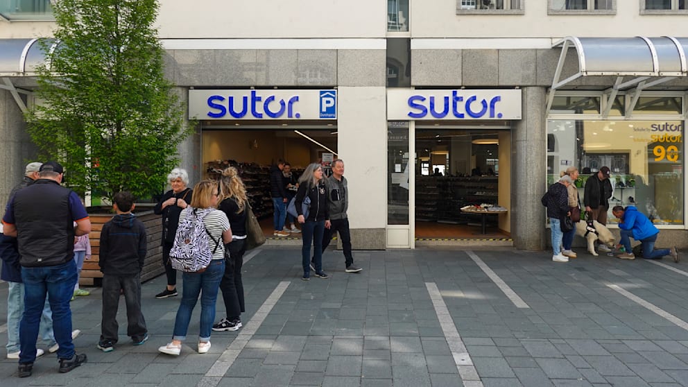 Schuhkette Sutor wird gerettet: Sechs Filialen müssen schließen