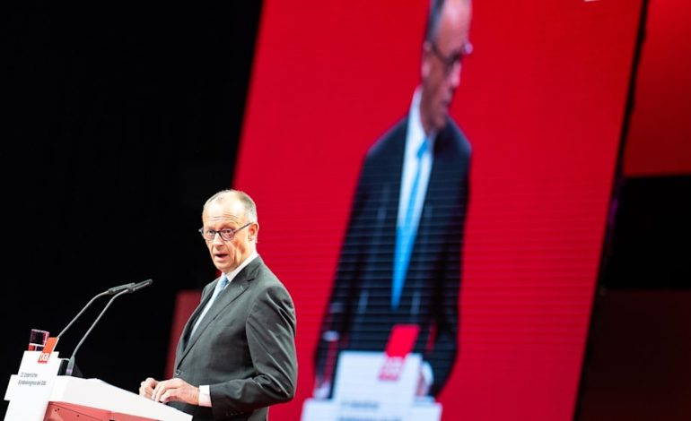 Merz stößt auf Ablehnung beim DGB-Kongress