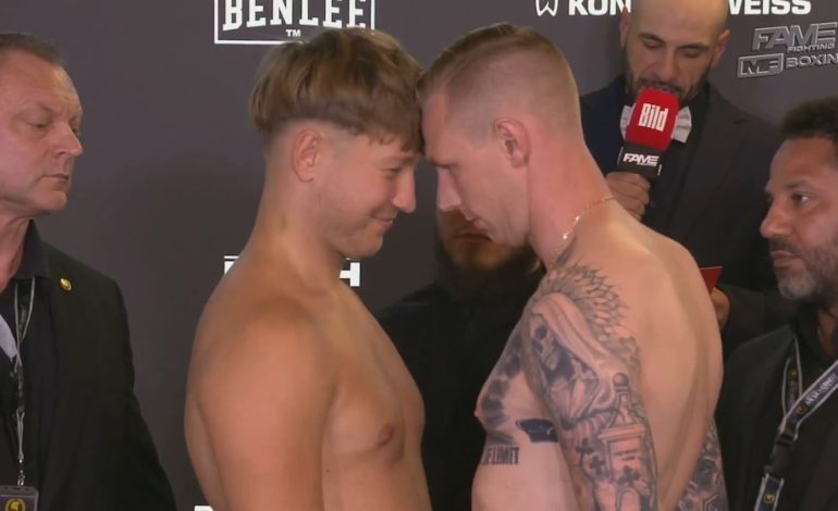 Verwirrung um Face-off: Küssen oder Kämpfen?