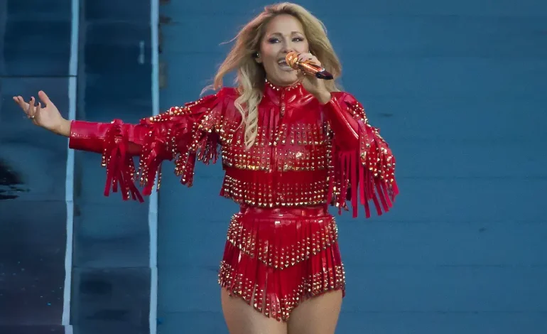Helene Fischer bei Hitze in Frankfurt