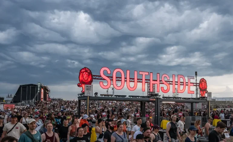 Unwetter unterbricht Southside-Festival in Baden-Württemberg