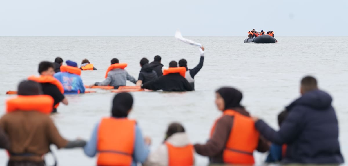 Großbritannien registriert Rekordzahl an Bootsflüchtlingen