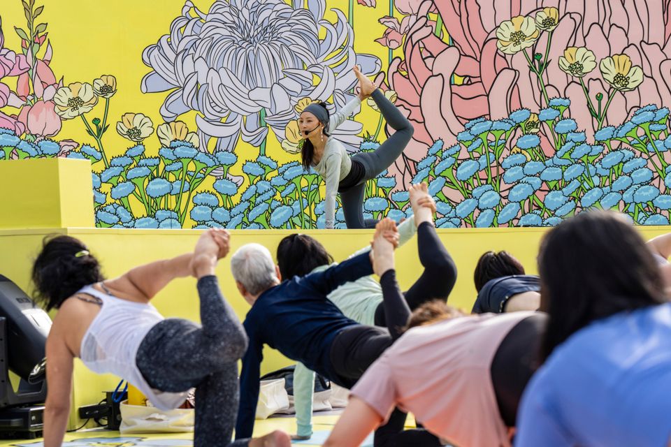 Lululemon Yogaevent in Shanghai
