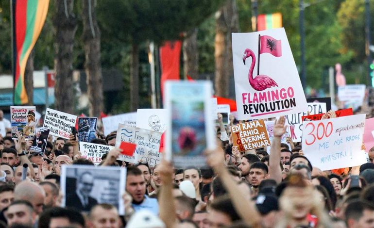Proteste gegen Luxus-Resort in Albanien