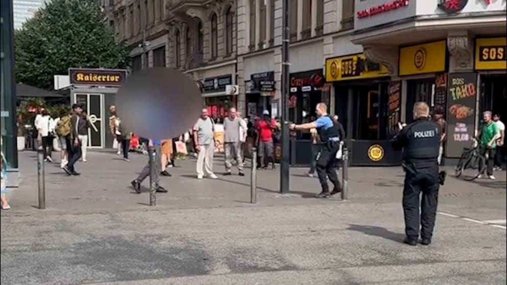 Polizei stoppt Messer-Angreifer am Frankfurter Hauptbahnhof