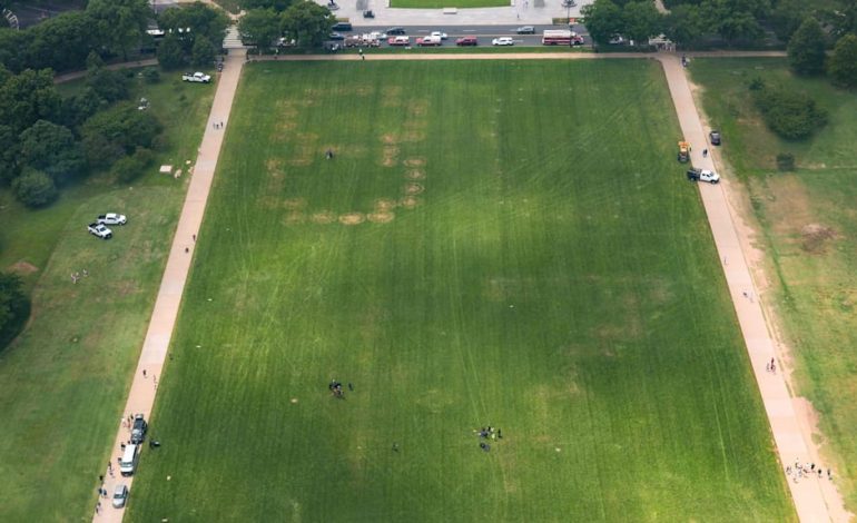 Mysteriöse Zahlen auf der National Mall: Polizei untersucht Vorfall