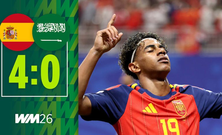 Tor-Party gegen Saudi-Arabien: Yamals erstes WM-Tor