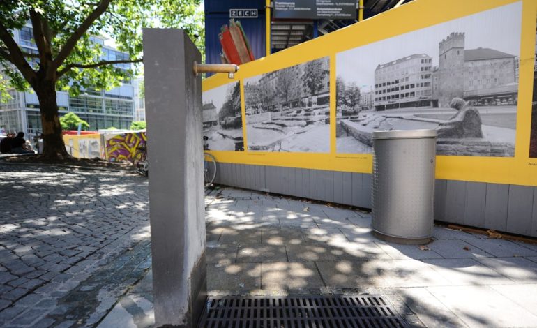 München setzt auf Trinkbrunnen zur Abkühlung
