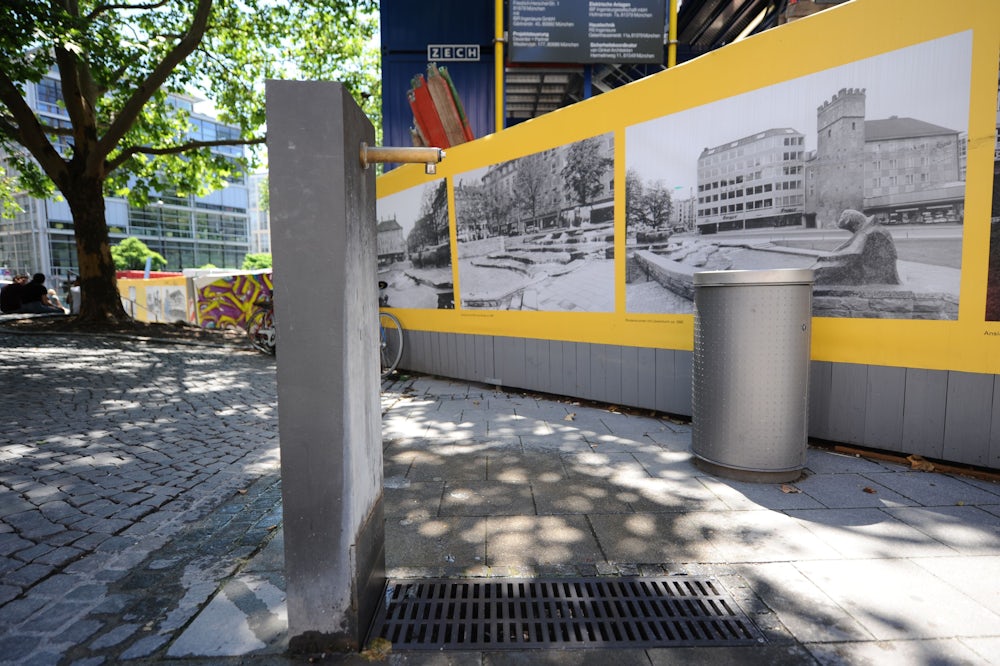 München setzt auf Trinkbrunnen zur Abkühlung