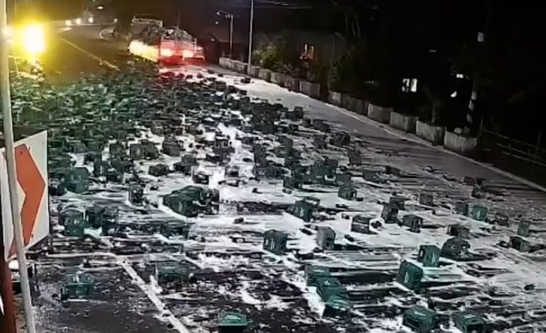 Unfall auf den Philippinen: Tausende Liter Bier verschüttet
