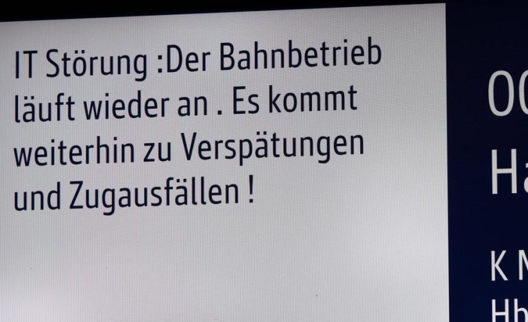 Störung bei der Deutschen Bahn behoben