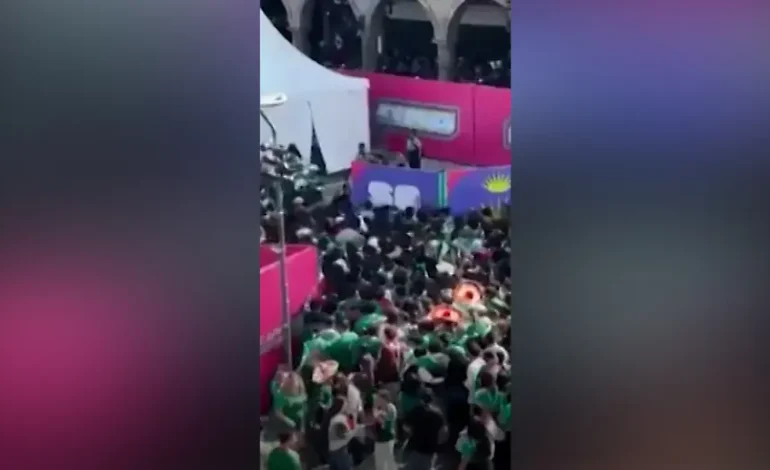 Polizei stoppt Massenandrang bei Public Viewing in Guadalajara
