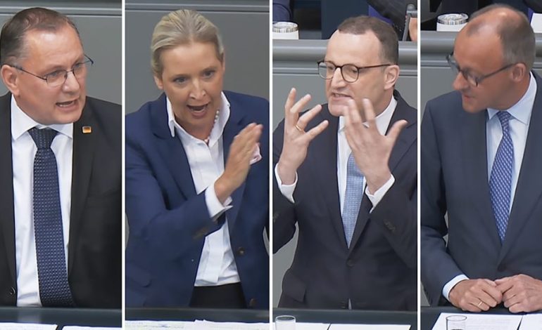 Heftige Debatte im Bundestag: Diskussion über Putin und AfD