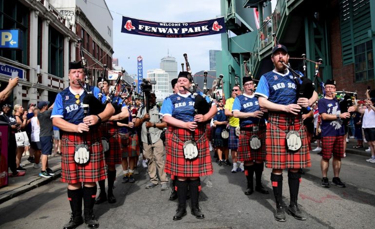 Die schottische Tartan Army begeistert Boston