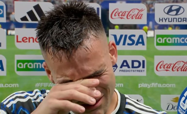 Emotionale Momente für Lautaro Martinez nach WM-Finaleinzug