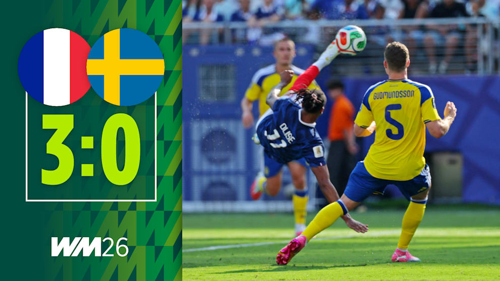 WM 2026: Frankreich überrennt Schweden mit 3:0