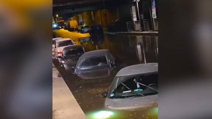 Unwetter in Ostdeutschland sorgen für Chaos