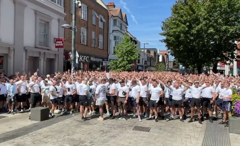Hansa-Fans beeindrucken in England