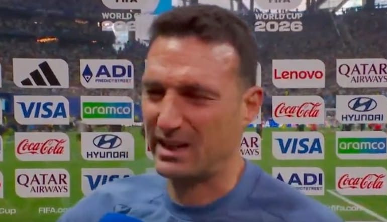 Emotionale Momente für Lionel Scaloni