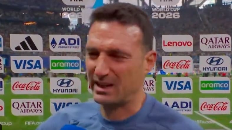 Emotionale Momente für Lionel Scaloni