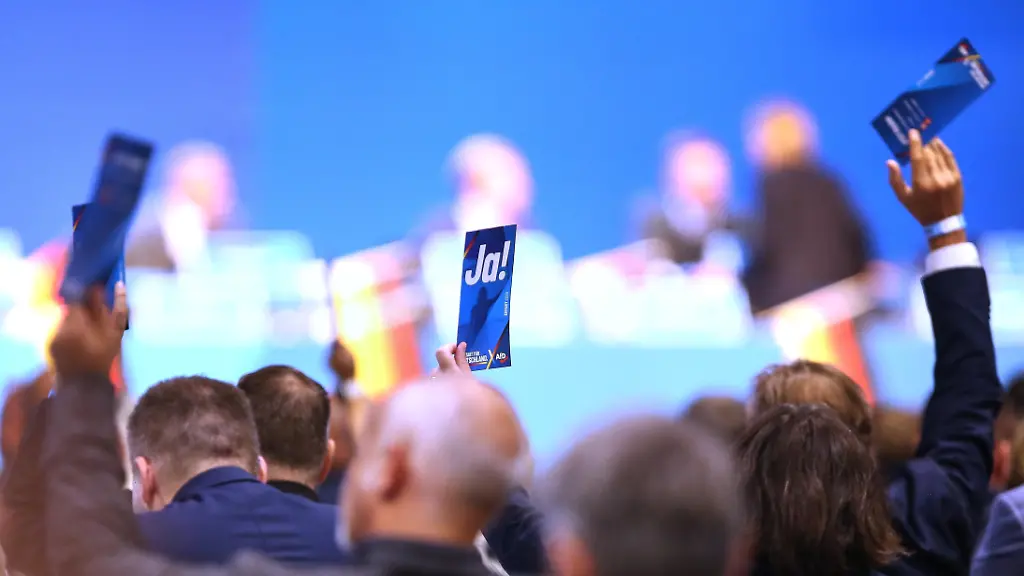AfD Parteitag und Gegenproteste in Erfurt