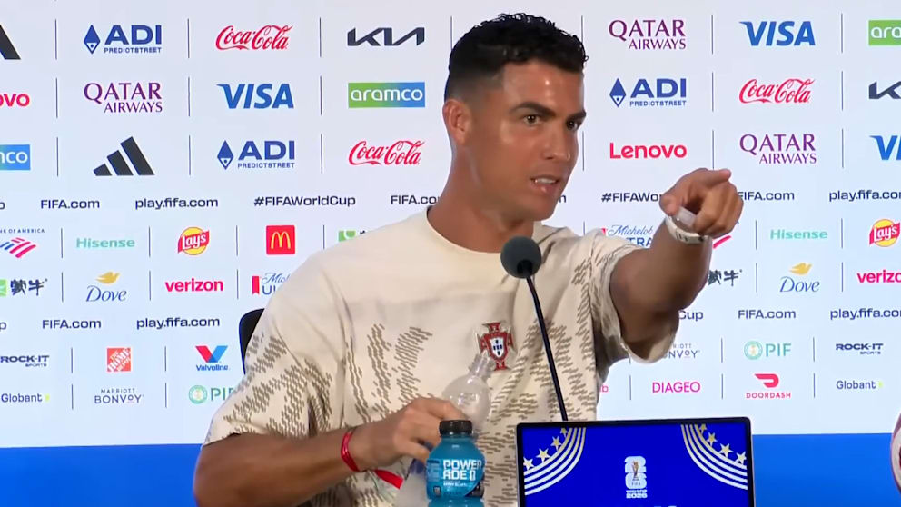 Ronaldo konfrontiert Reporter bei WM-Pressekonferenz
