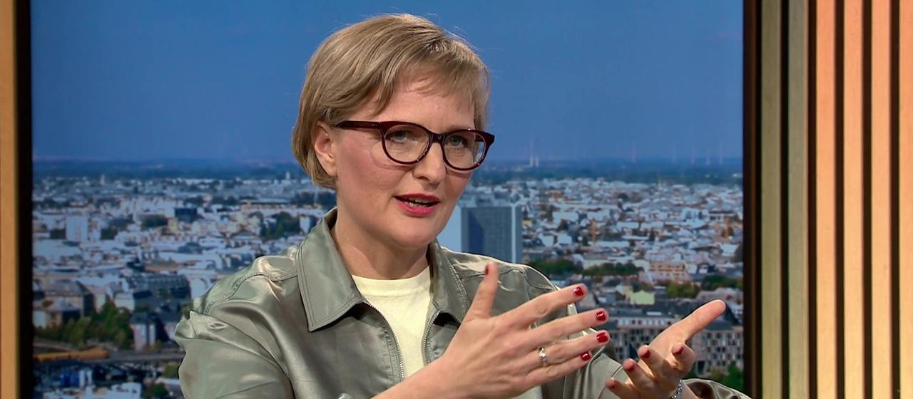 Grünen-Chefin Brantner im ARD-Sommerinterview: Chancen und Herausforderungen