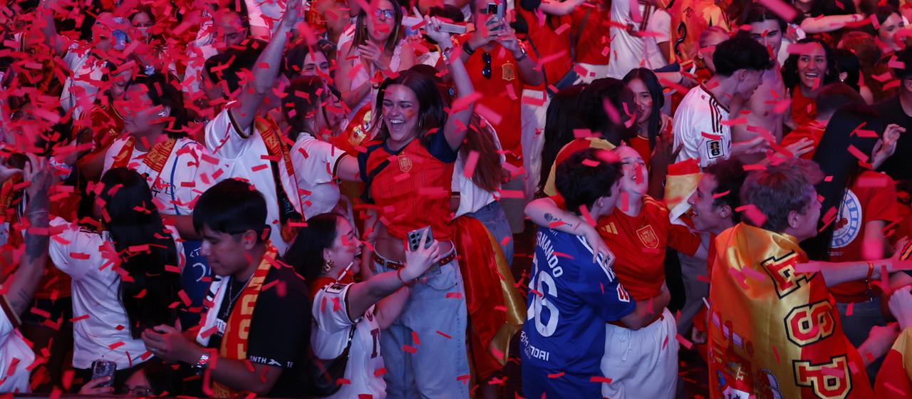 Spanien feiert WM-Sieg gegen Argentinien