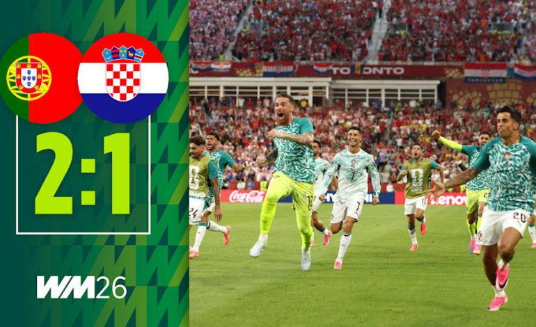 Portugal siegt in dramatischem Spiel gegen Kroatien