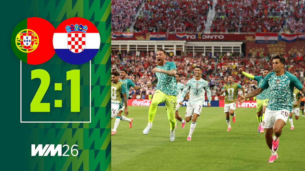 Portugal siegt in dramatischem Spiel gegen Kroatien