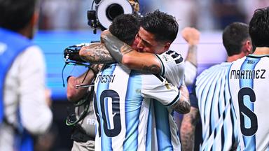 Messi zeigt Emotionen nach dem Viertelfinaleinzug