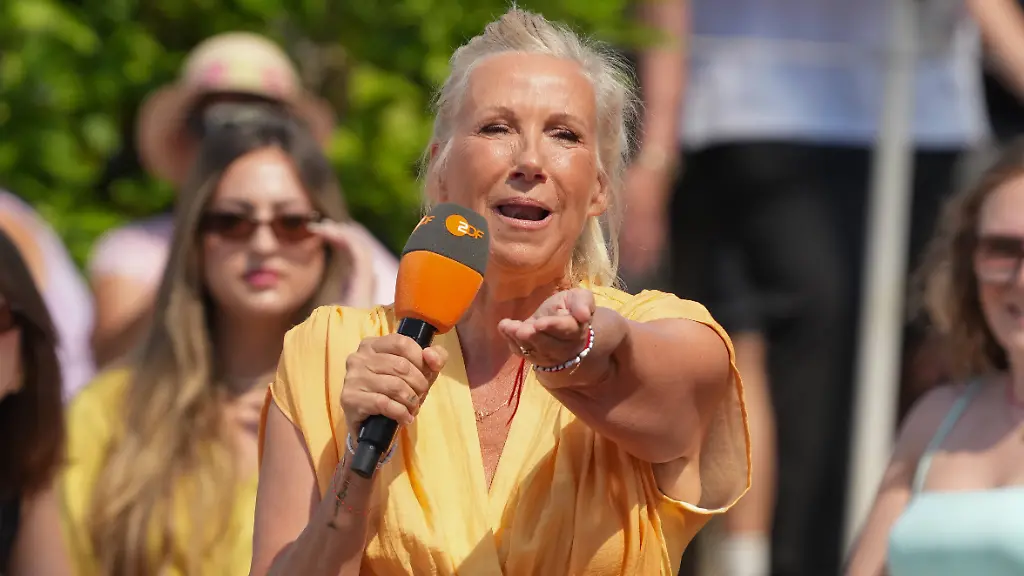 Andrea Kiewel entschuldigt sich für umstrittene Äußerung