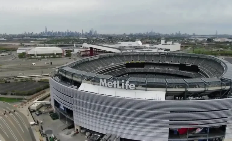 Umbau des MetLife Stadiums für die Fußball-WM 2026