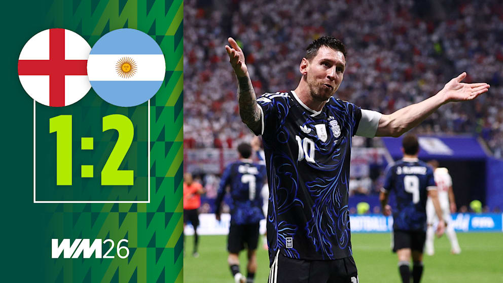 Drama in der Nachspielzeit: Messi führt Argentinien zum Sieg gegen England