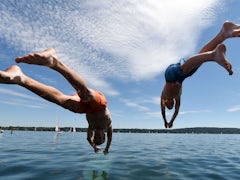Sicheres Baden bei heißen Temperaturen in Bayern