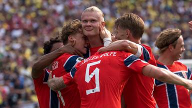 Erling Haaland führt Norwegen zum Triumph gegen Brasilien