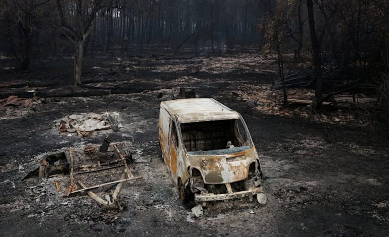 Waldbrand in Frankreich: Drohnenbilder zeigen Ausmaß der Zerstörung