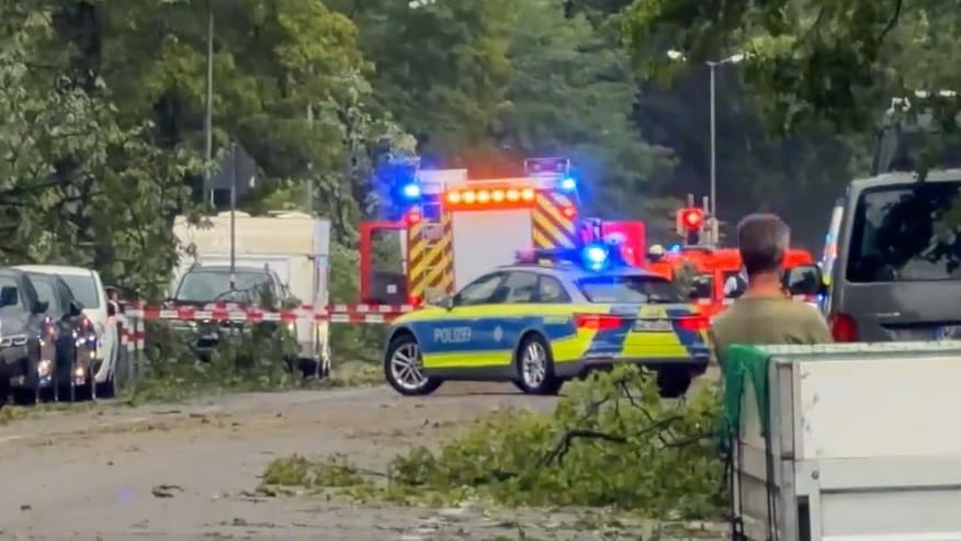 Unwetter sorgt für Tragödie in Karlsruhe